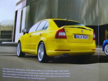 Skoda Octavia RS Prospekt März 2010 NEU
