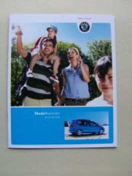 Skoda Roomster Plus Edition Prospekt Februar 2009 NEU