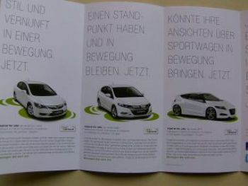 Honda Hybrid ist für alle da Flyer Januar 2010 NEU