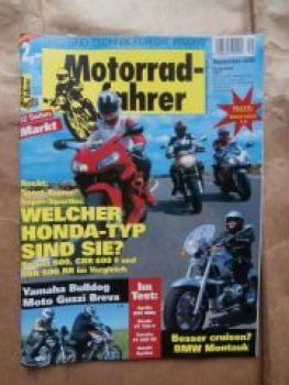 Motorradfahrer 9/2003 Aprillia RSV 1000 R Erre Factory,Moto Guzzi MGS-01,BMW R1200C Montauk