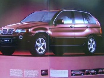 BMW X5 E53 Fahren in einer Dimension März 1999 A3 Prospekt NEU