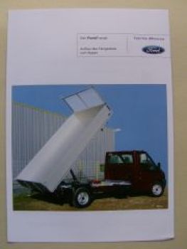 Ford Transit Aufbau des Fahrgestells zum Kipper