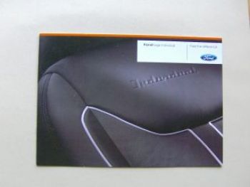 Ford Kuga Individual Prospekt Februar 2009 NEU