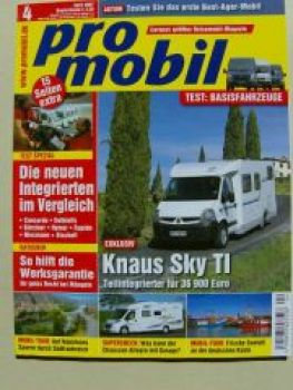 pro mobil 4/2007 Knaus Sky TI, Concorde, Dethleffs, Hymer usw.