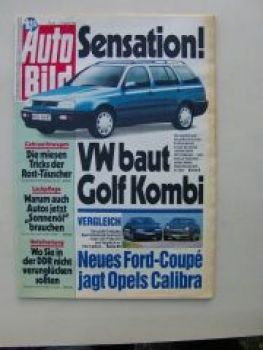 Auto Bild 32/1990 Opel Calibra, Ford Probe,V8,E32,W126,Lexus
