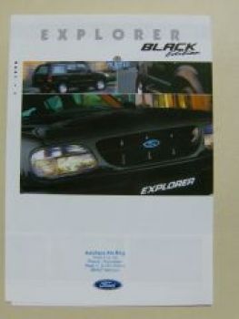 Ford Explorer Black Edition Juni 1998 +Preisliste