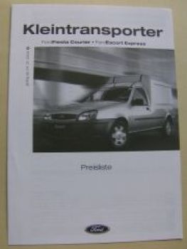Ford Kleintransporter Fiesta Courier Escort Express Februar 2000