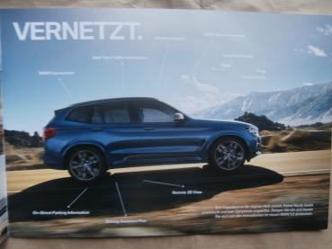 BMW X3 Typ G01 M40i Vorabflyer Prospekt November 2017 NEU