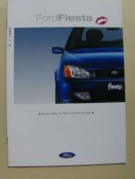 Ford Fiesta +Kool +Sport +Ghia August 1999 NEU