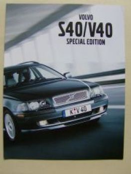 Volvo S40/V40 Special Edition April 2001 Prospekt