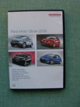 Honda Paris Motor Show 2006 Presse CD+Text