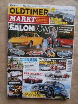 Oldtimer Markt 5/2016 Lancia Stratos Zero,C111,Jaguar XK8 Kaufberatung,Tatra 77,BMW 735i E23 vs. Mercedes Benz 380SE W126,