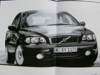 Volvo S60/V70 Black Edition Prospekt September 2003 NEU