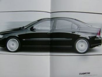 Volvo S60/V70 Black Edition Prospekt September 2003 NEU