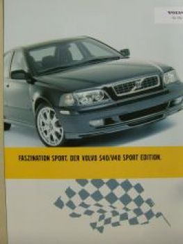 Volvo S40/V40 Sport Edition Prospektblatt NEU