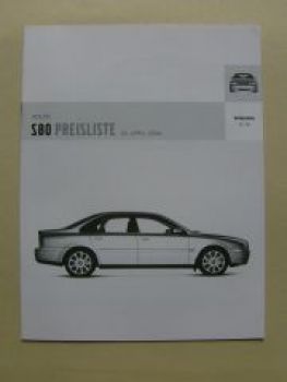 Volvo S80 30. April 2004 NEU