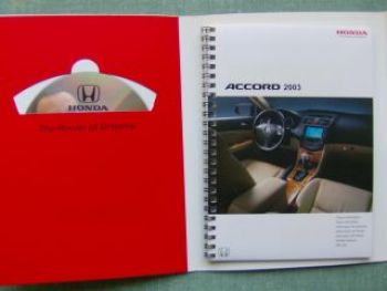 Honda Accord Pressemappe 2002