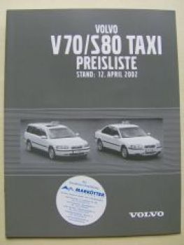 Volvo V70 S80 TAXI 12.April 2002 NEU