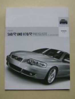 Volvo S60 R und V70 R 1.September 2003 NEU