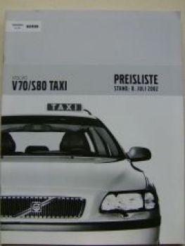 Volvo V70/S80 TAXI 8.Juli 2002 NEU