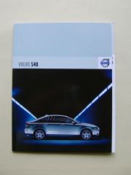 Volvo S40 Prospekt 2007 +Preisliste Mai 2006 NEU
