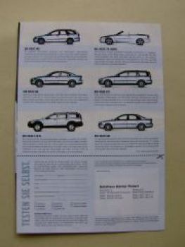 Volvo Erfahrungswochen diverse Modelle Flyer 2002