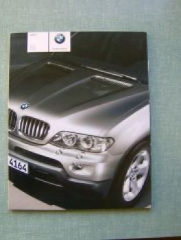 BMW X5 3.0i 4.4i 4.8is 3.0d Prospekt 1/2006 +Edition E53