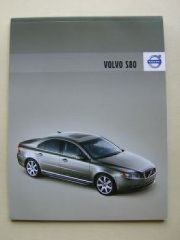 Volvo S80 +T6 +D5 Prospekt Februar 2007 NEU