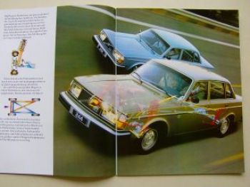 Volvo Serie 240 244L GL 245GL GLE Prospekt 1979
