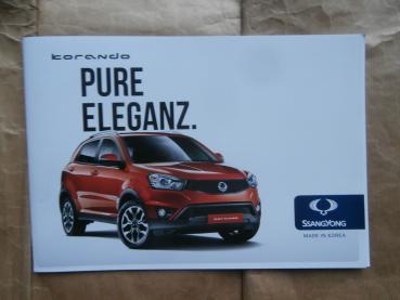 SsangYong korando Prospekt September 2015 +Preisliste 2WD 4WD