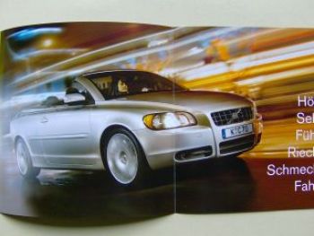 Volvo C70 Cabriolet Premierenfeier A5 Format Prospekt NEU