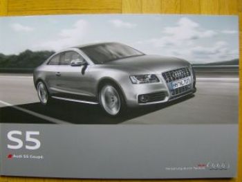 Audi S5 Coupè Prospekt April 2010 NEU