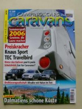 Camping, Cars & caravans 7/2006 Knaus Sport,TEC Travelbird