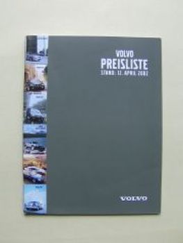 Volvo 12.April 2002 S40/V40 S60 V70 Cross Country C70 S80
