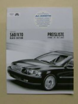 Volvo S60/V70 Black Edition 28.Juli 2003 NEU