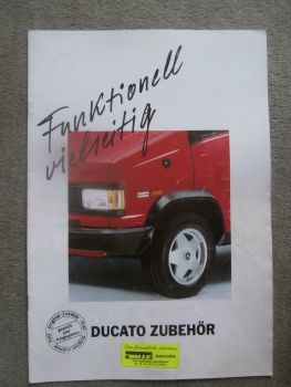 Fiat Ducato Zubehör Katalog Dezember 1990