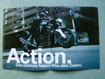 BMW K 1200 R Prospekt Poster A1 Format+Preisliste 2005