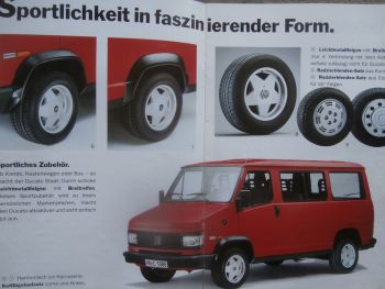 Fiat Ducato Zubehör Katalog Dezember 1990