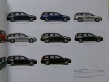 Volvo V50 Prospekt August 2009 NEU