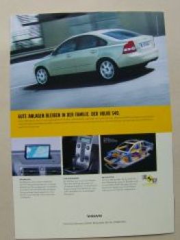 Volvo V50 Gewinner des Goldenen Lenkrads 2004 Prospekt