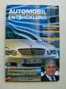 Automobil Entwicklung 2/2001 Mercedes W203,Bertrandt,BMW