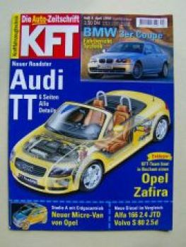 KFT 4/1999 Audi TT, 3er Coupè E46, Volvo S80 2.5d, Alfa 166
