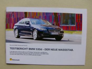 ADAC Motorwelt BMW 530d Limousine F10