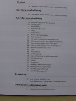 Audi A4/Avant S4/Avant,allroad quattro April 2010 NEU