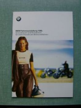BMW Fahrerausstattung 1998 Prospekt NEU