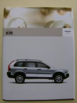 Volvo XC90 Prospekt 2006 +Preisliste NEU