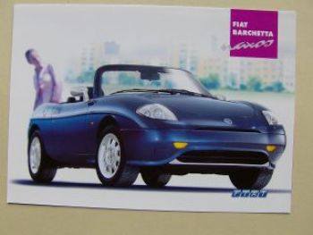 Fiat Barchetta Naxos Prospekt Juli 2001 Rarität