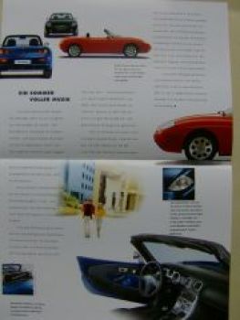 Fiat Barchetta Naxos Prospekt Juli 2001 Rarität