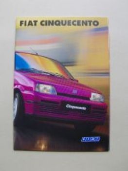 Fiat Cinquecento Dezember 1996 S SX Soleil Suite Sporting