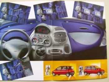 Fiat Multipla Prospekt April 1998 NEU